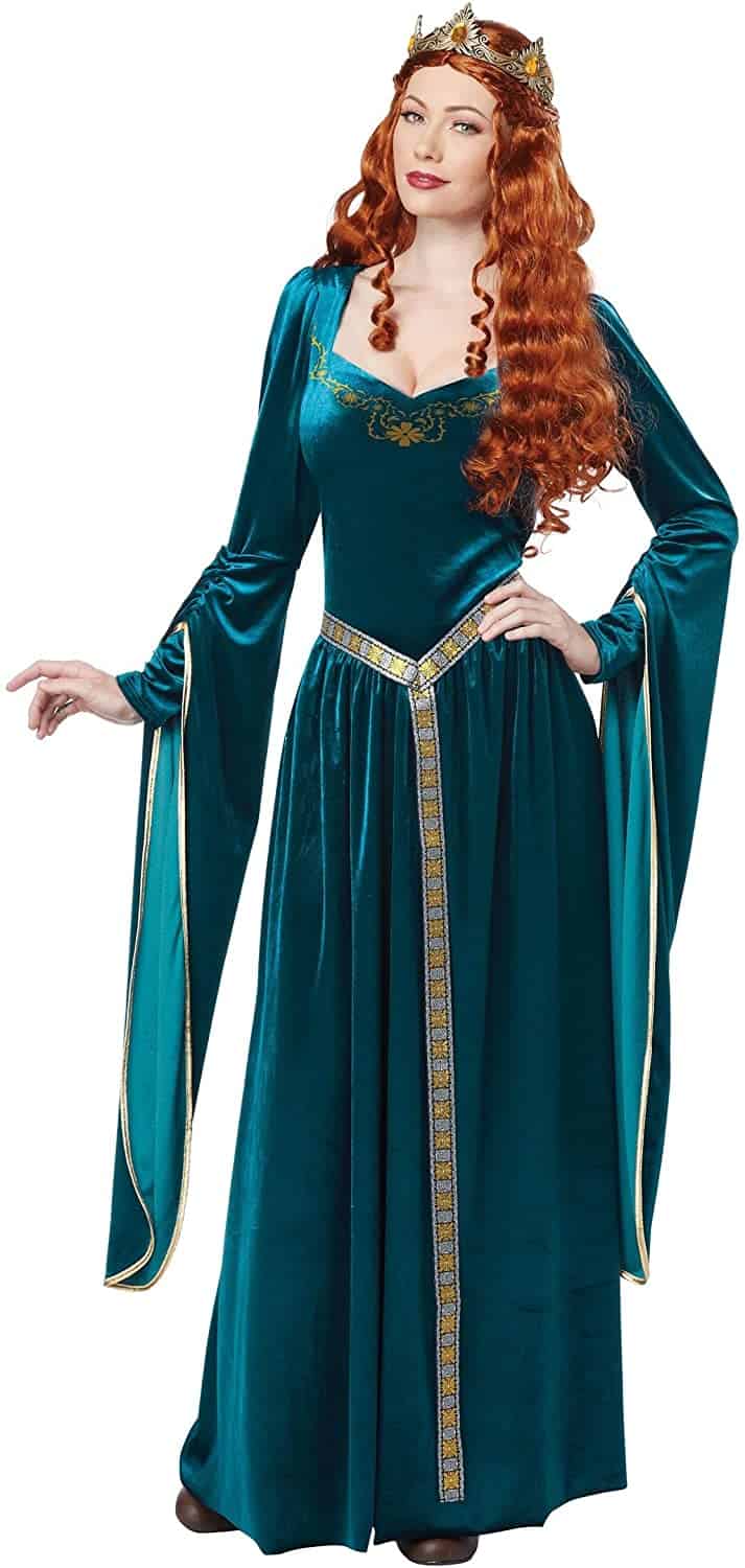 Lady Guinevere Teal Dress