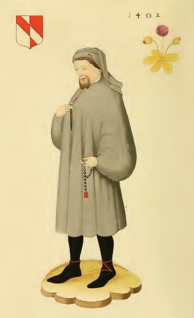 Portrait of Chaucer (16th century), f.1 - BL Add MS 5141
